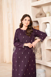 Purple Iris Embroidery 2pc