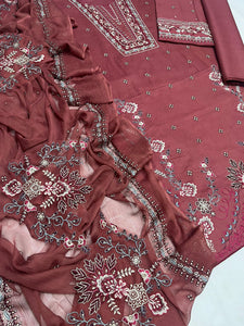 Luxury Embroidered 3 Piece