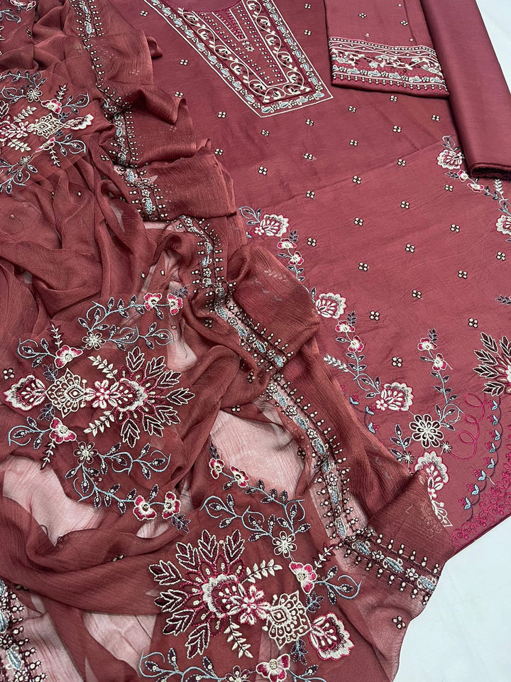 Luxury Embroidered 3 Piece