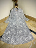 Sadaf Luxe Georgette Printed Abaya | Summer Elegance Collection