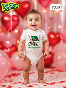 Azadi Romper I Jashn-e-Azadi Baby Romper I Azadi Miniwear I Mera Pakistan Romper